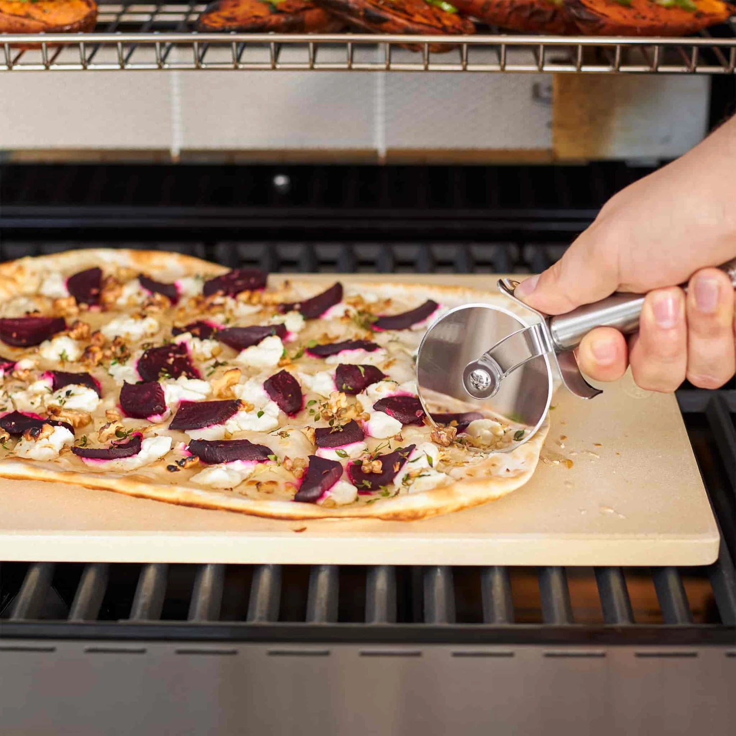 Rosle Rectangular Pizza Stone 42x30cm 4 Rosle Rectangular Pizza Stone 42x30cm