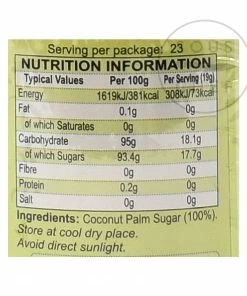 Mae Sri Ingredients Palm Sugar 450g