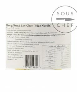 Ingredients Hong Brand Loo Choo Broad Noodle 300g