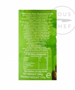 Golden Swan Poku Mushroom 284g Ingredients