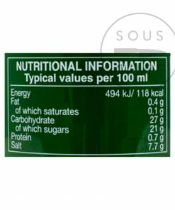 Flying Goose Sriracha Chilli Sauce Hemp Ingredients