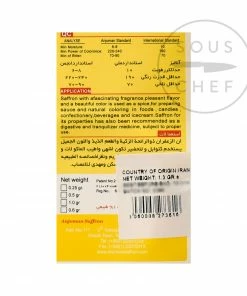 Anjoman Saffron Spanish Ingredients 20 Anjoman Saffron Spanish Ingredients