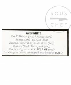 Spice Kitchen African & Middle Eastern Spice Tin Ingredients 9 Spice Kitchen African & Middle Eastern Spice Tin Ingredients