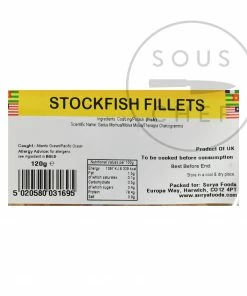 Mother Africa Stockfish Fillets 120g Ingredients