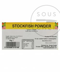 Ingredients Mother Africa Stockfish Powder 75g 5 Ingredients Mother Africa Stockfish Powder 75g