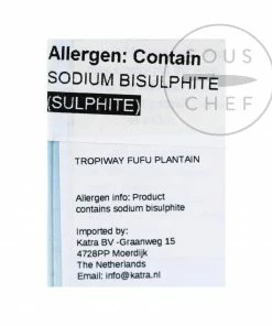 Ingredients Tropiway Plantain Fufu Flour 680g