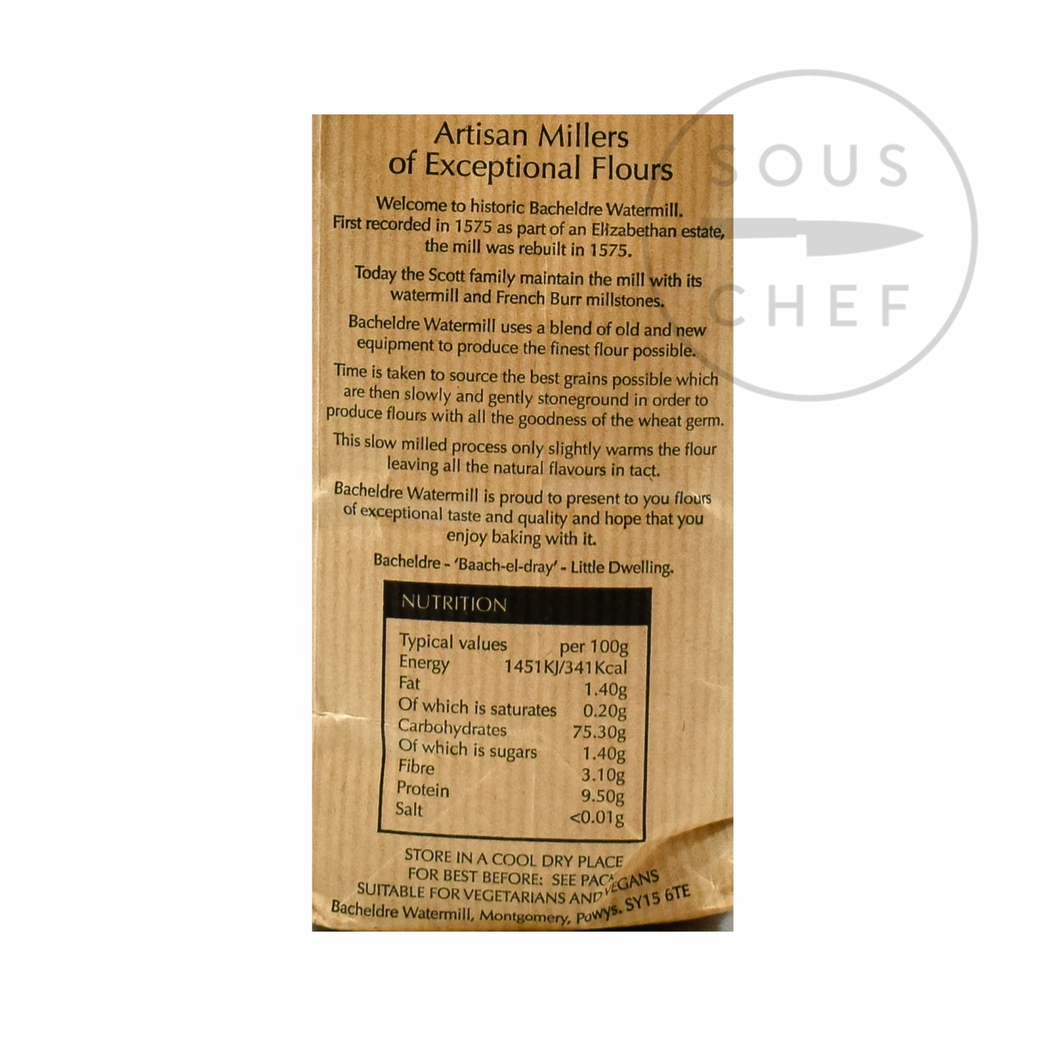 Bacheldre Watermill Ingredients Bacheldre Organic Stoneground Strong Malted Blend Flour 1.5kg 4 Bacheldre Watermill Ingredients Bacheldre Organic Stoneground Strong Malted Blend Flour 1.5kg