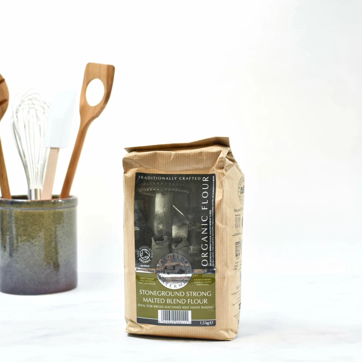 Bacheldre Watermill Ingredients Bacheldre Organic Stoneground Strong Malted Blend Flour 1.5kg 5 Bacheldre Watermill Ingredients Bacheldre Organic Stoneground Strong Malted Blend Flour 1.5kg