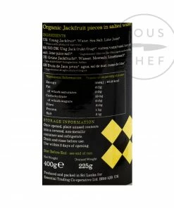 Essential Trading Organic Jackfruit In Water 400g Ingredients