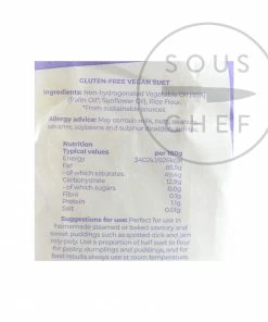 Suma Prepacks Gluten Free Vegetarian Suet 250g