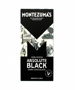 Montezuma's Dark Chocolate Absolute Black 100% Cocoa 90g Ingredients