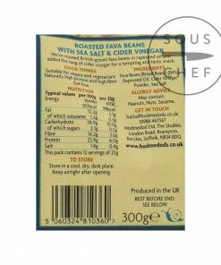 Hodmedod's Salt & Vinegar Roasted Fava Beans 300g Ingredients