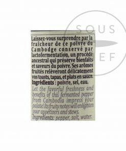 Ingredients Terre Exotique Fresh Salted Black Pepper 50g 7 Ingredients Terre Exotique Fresh Salted Black Pepper 50g