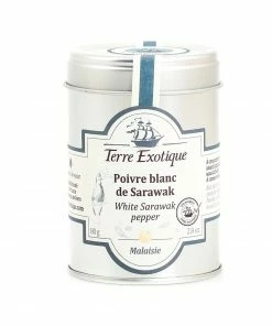 Ingredients Terre Exotique White Sarawak Pepper IGP 80g