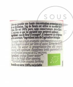 Terre Exotique Orange Blossom Water 100ml