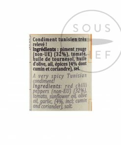 Terre Exotique Harissa 85g Ingredients