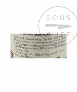 Terre Exotique Five Spice Blend 60g Ingredients