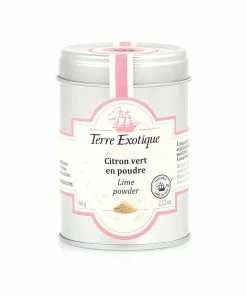 Terre Exotique Organic Dried Lime Powder 60g Ingredients