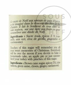 Terre Exotique Brown Sugar With Holiday Spices 250g