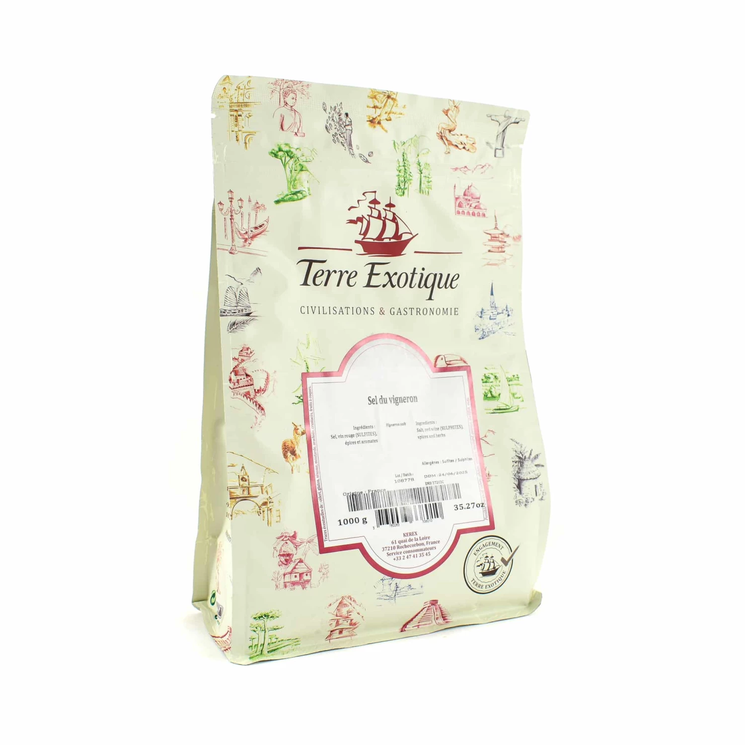 Terre Exotique Winemaker's Salt 1kg 3 Terre Exotique Winemaker's Salt 1kg
