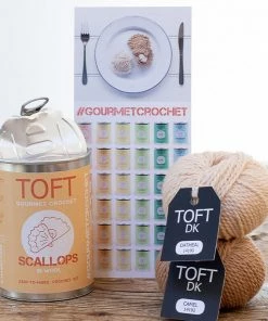 Toft Scallops In A Tin Gourmet Crochet Kit