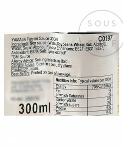 Ingredients Yamasa Teriyaki Sauce 300ml