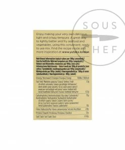 Yutaka Tempura Batter Mix 150g Ingredients 7 Yutaka Tempura Batter Mix 150g Ingredients