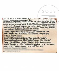 Toho Ume Roasted Sesame Seeds 80g