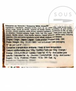 Toho Ingredients Kimchi Roasted Sesame Seeds 80g 7 Toho Ingredients Kimchi Roasted Sesame Seeds 80g