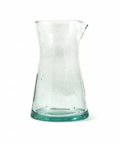 Urban Nature Culture Handmade Moroccan Glass Carafe