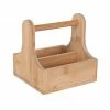 Viejovalle Bamboo Condiment Caddy With Handle Tableware