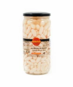 Delicioso Ingredients Alubia Blanca - Cooked Haricot Beans 660g