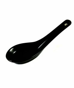 Kiji Stoneware & Ceramics Black Porcelain Spoon 13cm Tableware