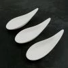 Kiji Stoneware & Ceramics Tableware White Porcelain Curved Canape Spoon X 12