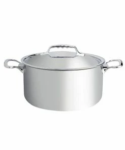 De Buyer Affinity Stainless Steel Casserole Pan With Lid