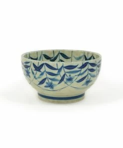 Kiji Stoneware & Ceramics Kikyo Flower Ramen Bowl 17cm Dia X 9cm Tableware