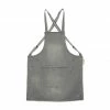 Cookware Dutchdeluxes Denim Suspender Apron In Grey