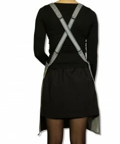 Cookware Dutchdeluxes Denim Suspender Apron In Grey