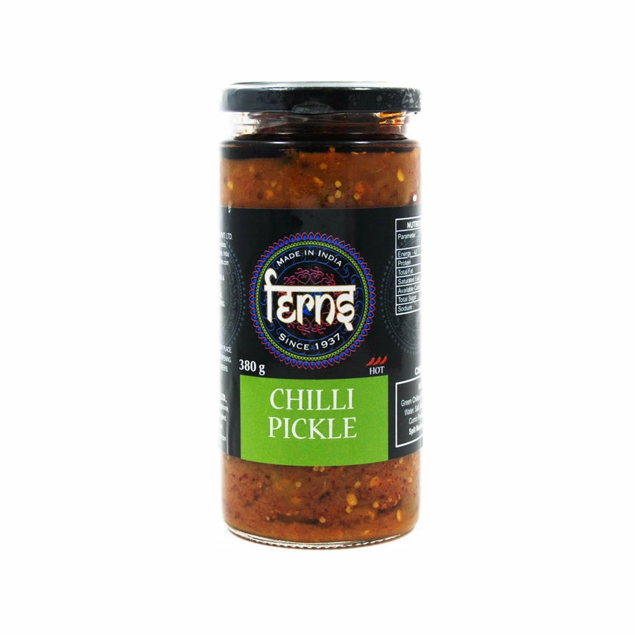 Ferns' Chilli Pickle 380g Ingredients 3 Ferns' Chilli Pickle 380g Ingredients