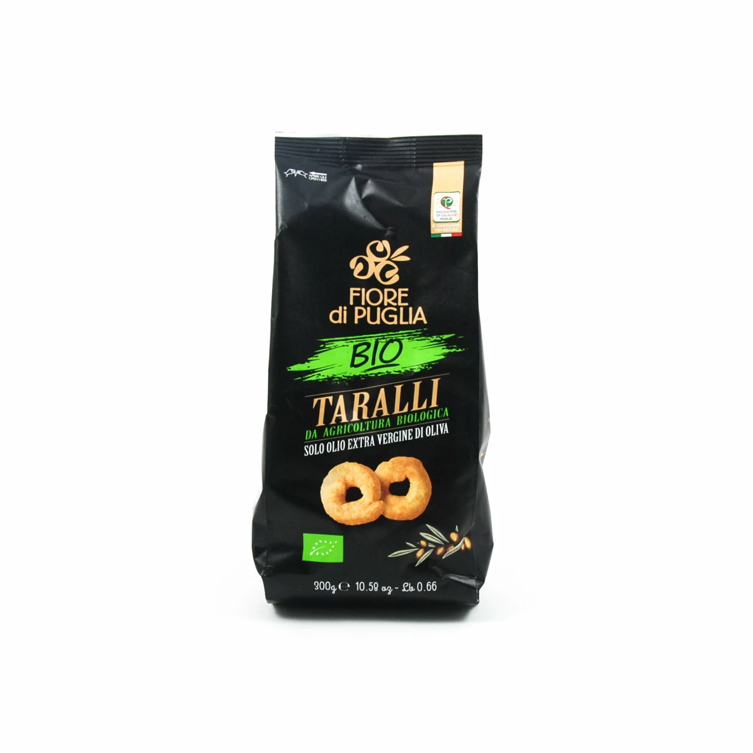 Fiore Di Puglia Organic Taralli With Extra Virgin Olive Oil 300g 3 Fiore Di Puglia Organic Taralli With Extra Virgin Olive Oil 300g