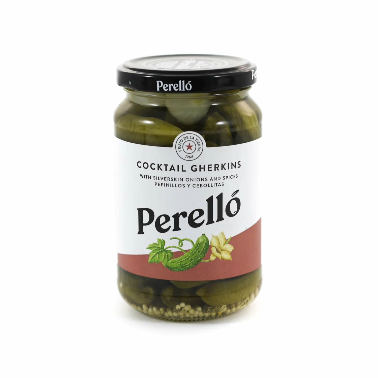 Perello Cocktail Gherkins 190g 3 Perello Cocktail Gherkins 190g