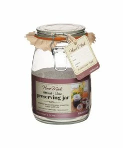 Kitchencraft Glass Preserving Jar 1000ml Cookware