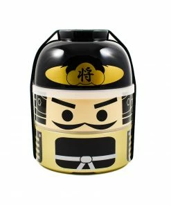 Hakoya Tableware Gold Samurai Bento Box Large 1200ml