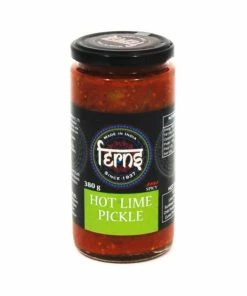 Ingredients Ferns' Hot Lime Pickle 380g