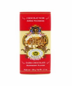 Mazet De Montargis Dark Chocolate With Raspberry 100g Ingredients