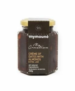 Ingredients Mymoune 'Oasis' Creme Of Dates & Almonds 250g