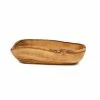 Naturally Med Olive Wood Rustic Serving Bowl 27cm Tableware