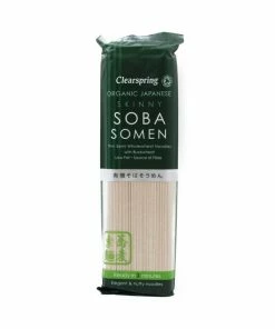 Ingredients Clearspring Organic Skinny Soba Somen Noodles 200g