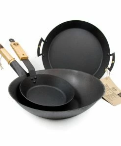 Netherton Foundry Spun Iron Wok 13