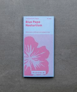 Ingredients Piccolo Blue Pepe Nasturtium Edible Flower Seeds